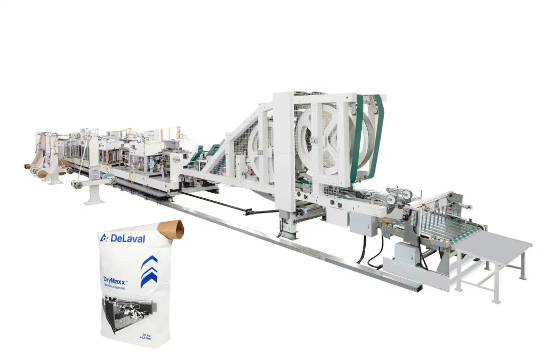 High Speed Valve Tile Glue Paper Bag Bottom Pasting Machine