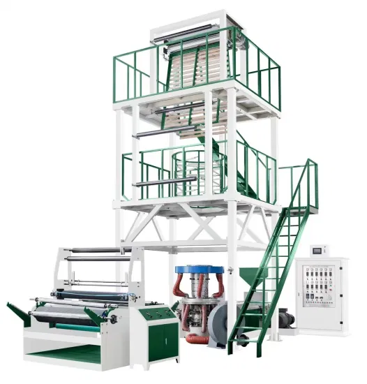 High Speed Full Automatic PE Poly Plastic Nylon Rubber Film Pbat PLA Biodegradable LDPE Layer Film Blowing Machine Blown Film Extruder Film Blown Machine