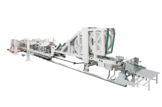 High Speed Valve Tile Glue Paper Bag Bottom Pasting Machine